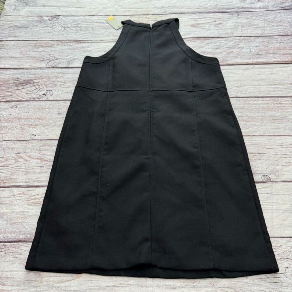 Boden Wool Blend Knee Length Sleeveless Dress Black Size 12 NEW - Picture 3 of 8